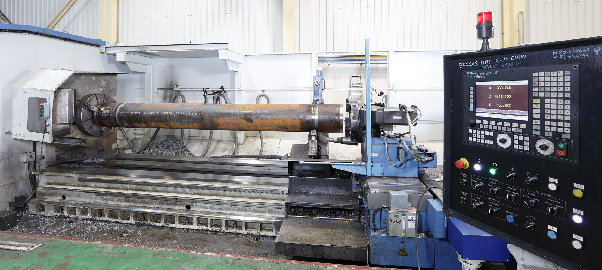 Medios de producción a la vanguardia para la fabricación de piezas de grandes dimensiones para la industria de Gipuzkoa